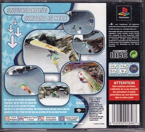 Big Air - PS1 (B Grade) (Genbrug)